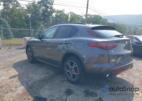 2018 Alfa Romeo Stelvio Ti Sport Awd from USA, damaged, VIN ZASFAKNN1J7B73906